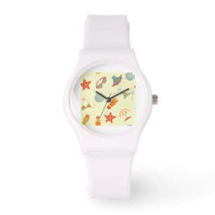 Summer Beach Pattern Watch