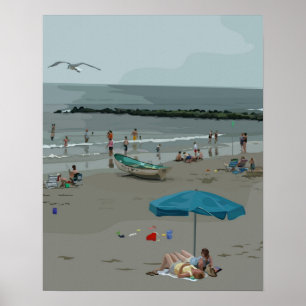 Summer Beach Poster