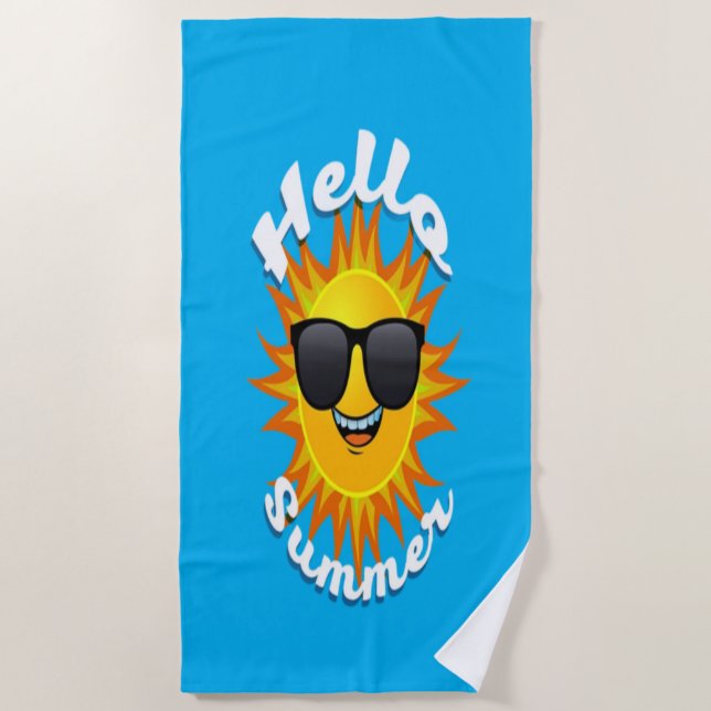 Summer Beach Resorts Towel (Front)