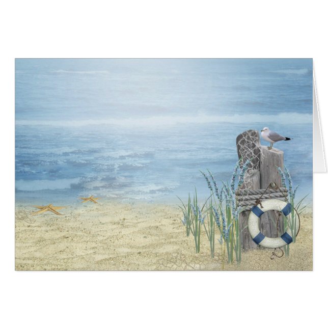 Summer Beach Scene (Front Horizontal)