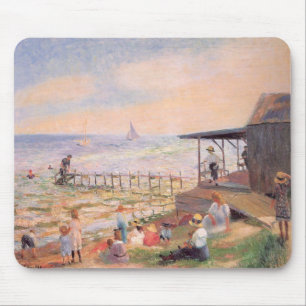 Summer Beach Scene Mouse Mat