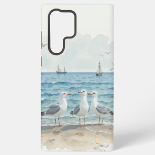 Summer Beach Scene Ocean Sea Lake Beach Water  Samsung Galaxy Case