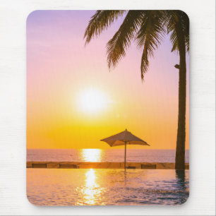 Summer Beach Scene With Sea Mouse Mat