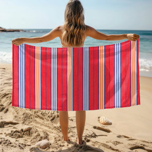 Summer Beach Stripes Towel