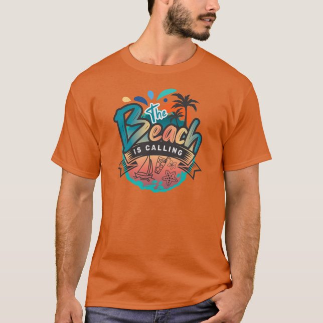 Summer & Beach Sublimation  T-Shirt (Front)