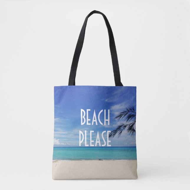 Summer Beach Tote Bag (Front)