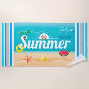 Summer Beach Towel