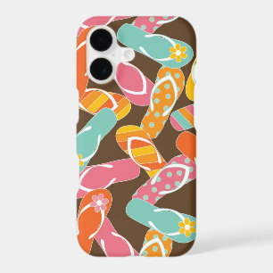 Summer Beach Tropical Colourful Flip Flops Sandals