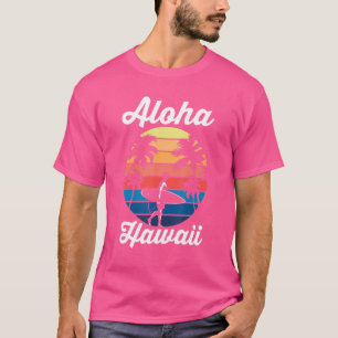 Summer Beach Vacation Hawaiian Island Retro Aloha T-Shirt