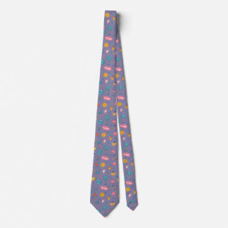 Summer Beach Vacation Pattern Mens Neck Tie