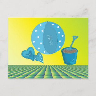 Summer Beach Vacation Postcard