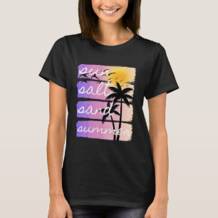 Summer Beach Vacation Salt Sun Sand Sunset Cruise T-Shirt