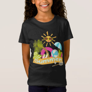 Summer beach vacation smiling sun in sunglasses T-Shirt