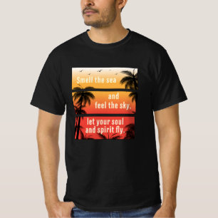 Summer Beach Vacation Surf Cool Sea Sun Funny Gift T-Shirt
