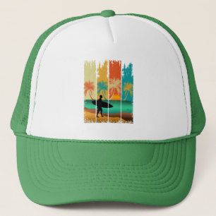 summer beach vintage   trucker hat