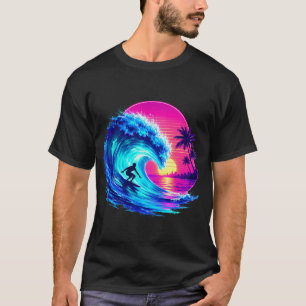 Summer Beach Watercolor PNG Vibrant Tropical Ocean T-Shirt