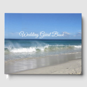 Summer Beach Wedding Guest Book