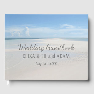 Summer Beach Wedding Ocean Guest Book