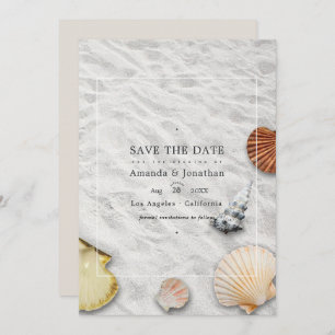 Summer Beach Wedding Save The Date