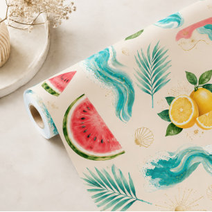Summer Beach Wrapping Paper