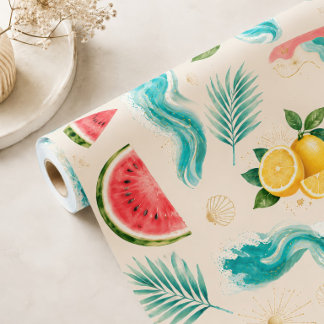 Summer Beach Wrapping Paper