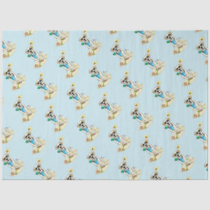 Summer Beach Yellow Labrador Retriever - Cute dog Tissue Paper
