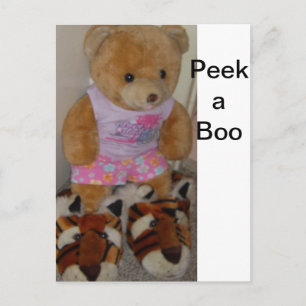 "Summer Bear in Tiger Shoes" CricketDiane Postcard