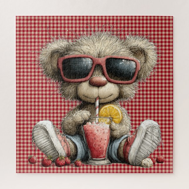 Summer Bear Puzzle (Vertical)