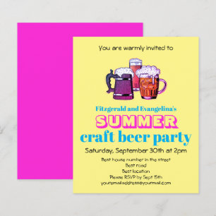 Summer Beer Party Invitation