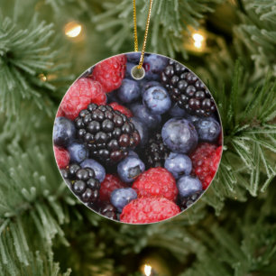Summer Berries Christmas Ornament