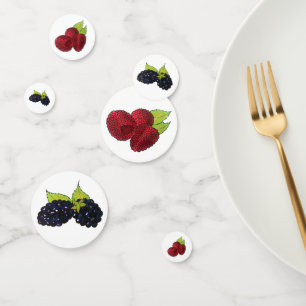 Summer Berries Raspberry Blackberry Berry Fruit Confetti