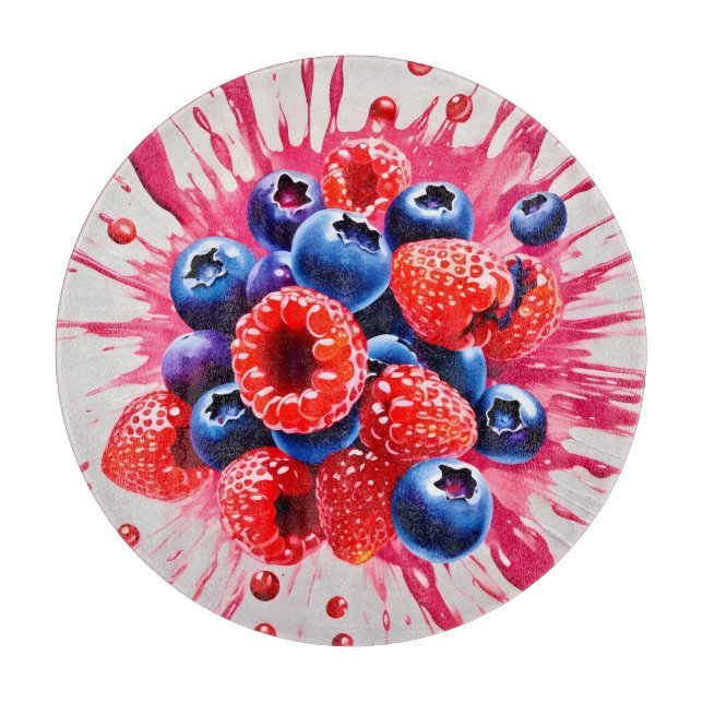 Summer Berry Sensation Cutting Board (Front)