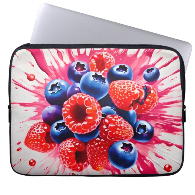 Summer Berry Sensation Laptop Sleeve (Front)