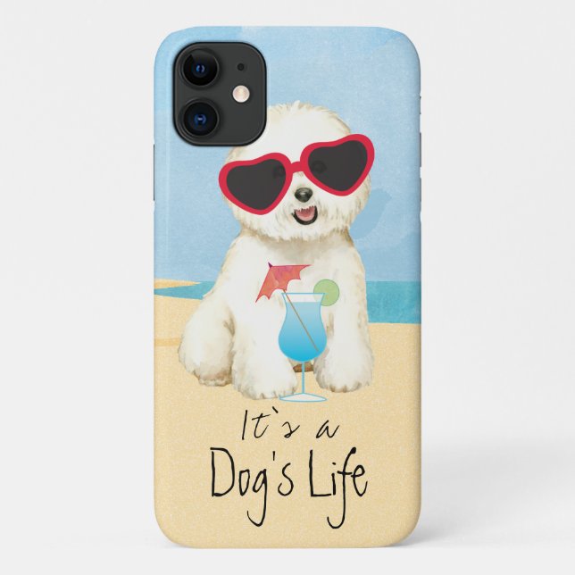 Summer Bichon Frise Case-Mate iPhone Case (Back)