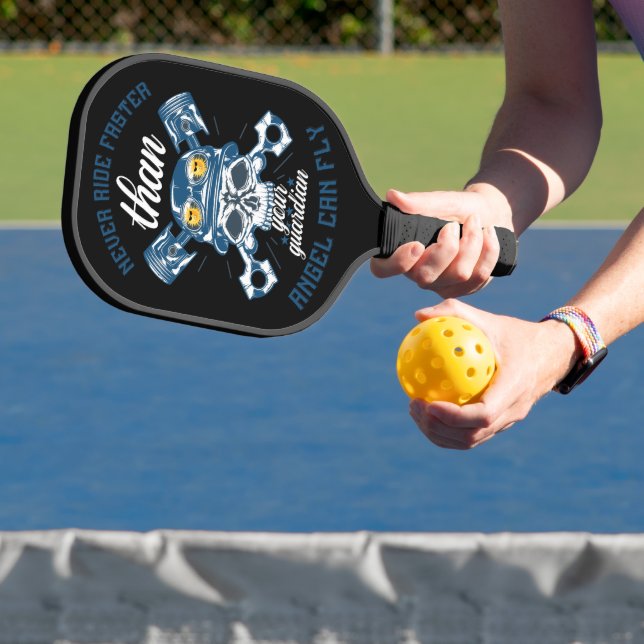 Summer Biker Angel Pickleball Paddle (Insitu)