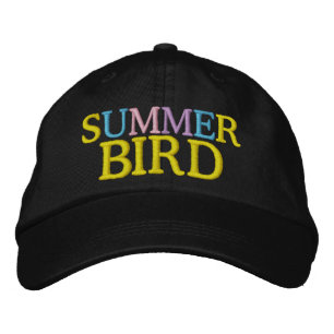 Summer Bird by SRF Embroidered Hat