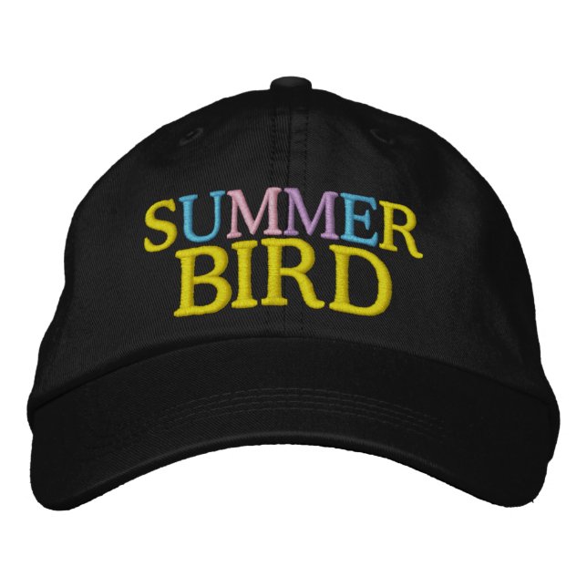 Summer Bird by SRF Embroidered Hat (Front)