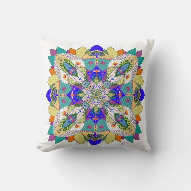 Summer Birds Pillow (Front)