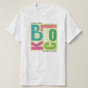 Summer Block Party Retro Type Neighbourhood Event T-Shirt