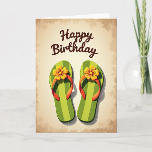 Summer Bloom Birthday Card