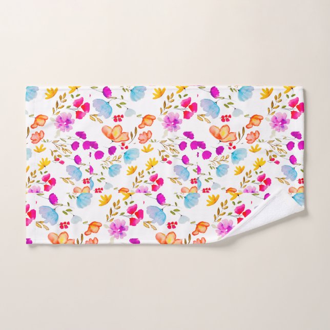Summer Blooms Hand Towel (Hand Towel)