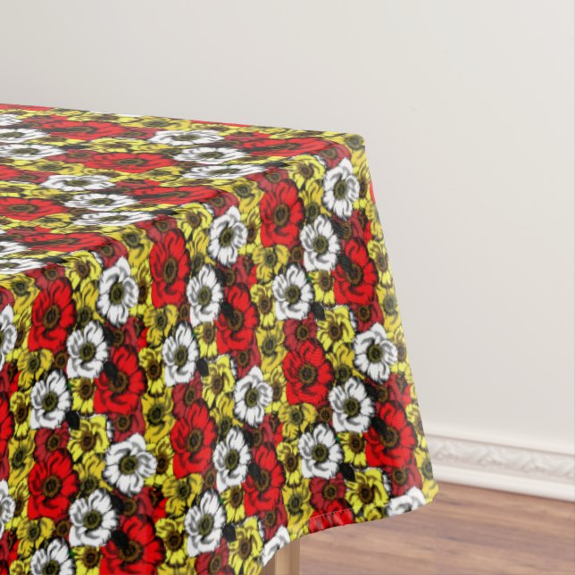 Summer Blooms Tablecloth (In Situ)