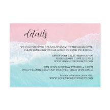 Summer Blue, Pink Ocean Beach Details