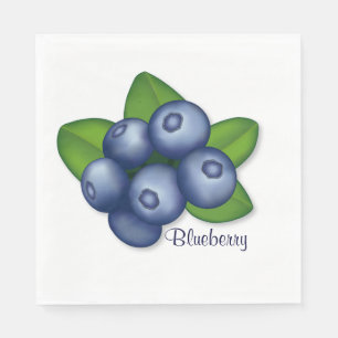 Summer Blueberry Party Napkin
