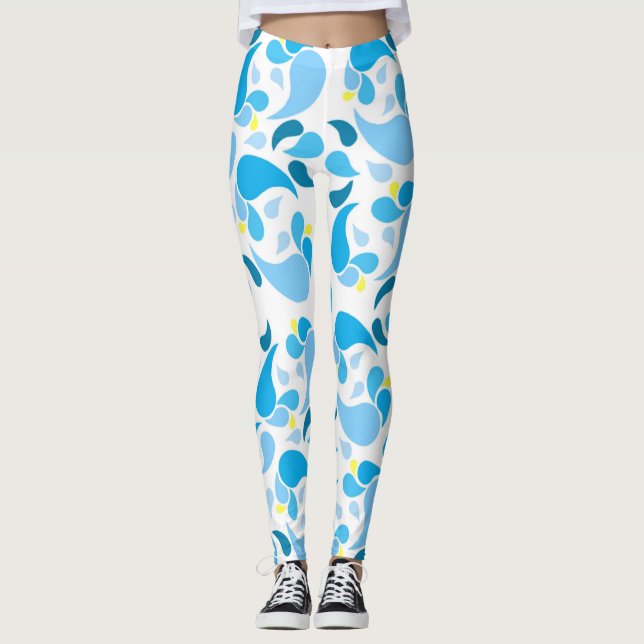 Summer Blues Leggings (Front)