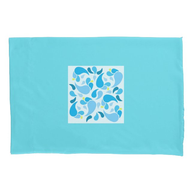 Summer Blues Pillowcase (Front)