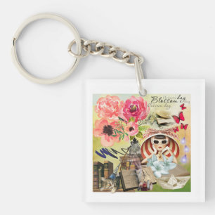 Summer Bossom Day On The Beach Acrylic Keychain