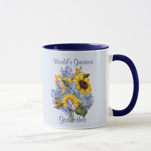 Summer Bouquet - Godmother Mug (Right)