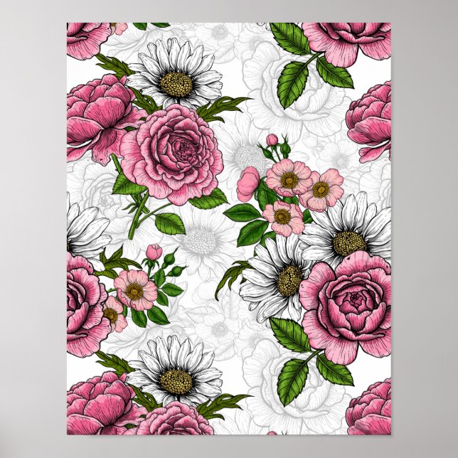 Summer bouquets poster (Front)