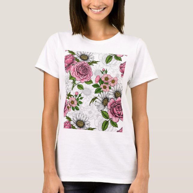 Summer bouquets T-Shirt (Front)